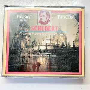 Schubert Complete Works Piano & Strings VoxBox 2-CD CDX 5033 Trout Quintet